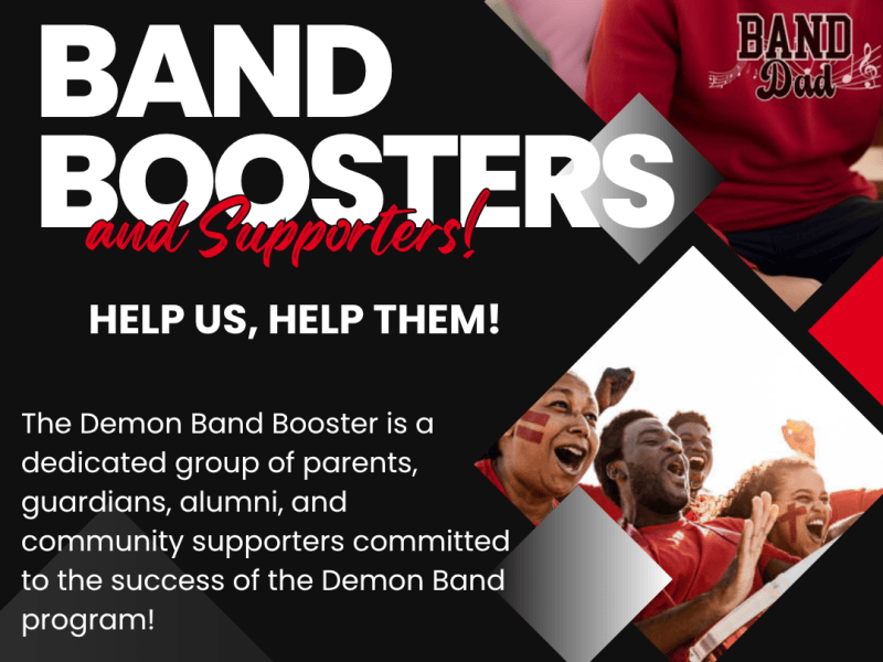🎉 Congratulations to Our 2026–2027 Demon Band Booster&nbsp;Officers!